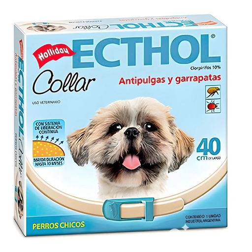 [BZN136] COLLAR ANTIPULGAS PERROS CHICO - MEDIANO ECTHOL - HOLLIDAY