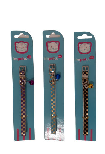 [BZN149] COLLAR GATOS ESTAMPADO REGULABLE