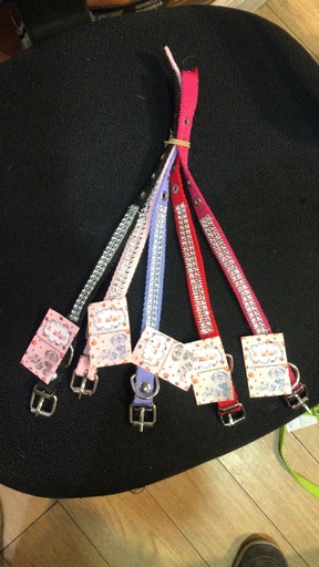 [BZN157] COLLAR NYLON C - STRASS 301