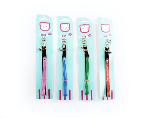 [BZN165] COLLAR SEMIELASTIZADO GATOS BRILLO