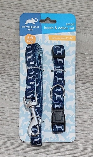 [BZN166] COLLAR Y CORREA PARA PERROS ANIMAL PLANET TALLE S