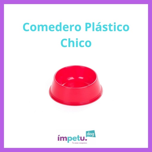 [BZN203] COMEDERO PLASTICO CHICO (15.5X5CM)